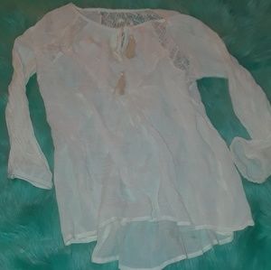 Sheer Hippy Boho Top